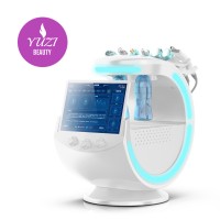 2020 Multifunction Smart Ice Blue Ultrasonic RF Aqua Skin Scrubber Dermabrasion Hydrafacials Machine with skin analysis system